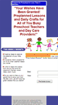 Mobile Screenshot of preschoolplanner.com